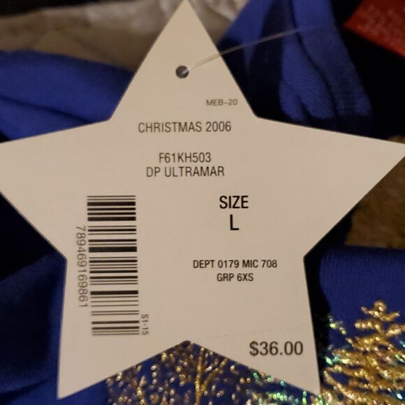 Merry bright sweatshirt  L new - Picture 7 of 7